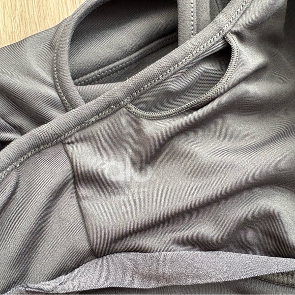 Charcoal Grey Alo Bra M - Picture 4 of 4